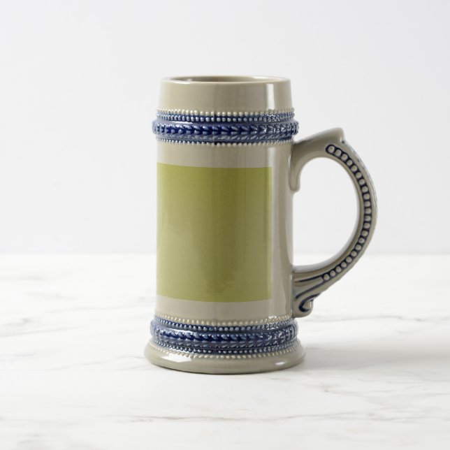 Leafy bird design  beer stein (Right)