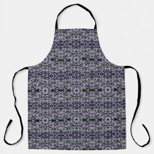 Leafy Creeping Vine Drawing Pattern With Pastels Apron