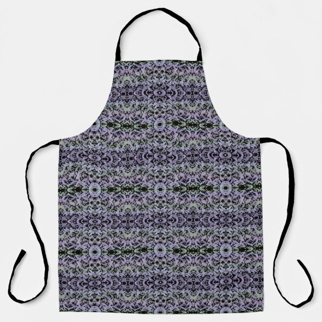 Leafy Creeping Vine Drawing Pattern With Pastels Apron (Front)