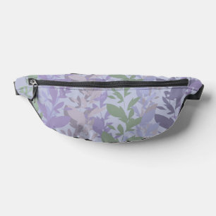 Leafy Creeping Vine Drawing Pattern With Pastels Fanny Pack