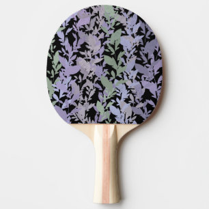 Leafy Creeping Vine Drawing Pattern With Pastels Ping Pong Paddle