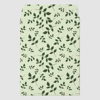 Leafy Design Envelope Mailer