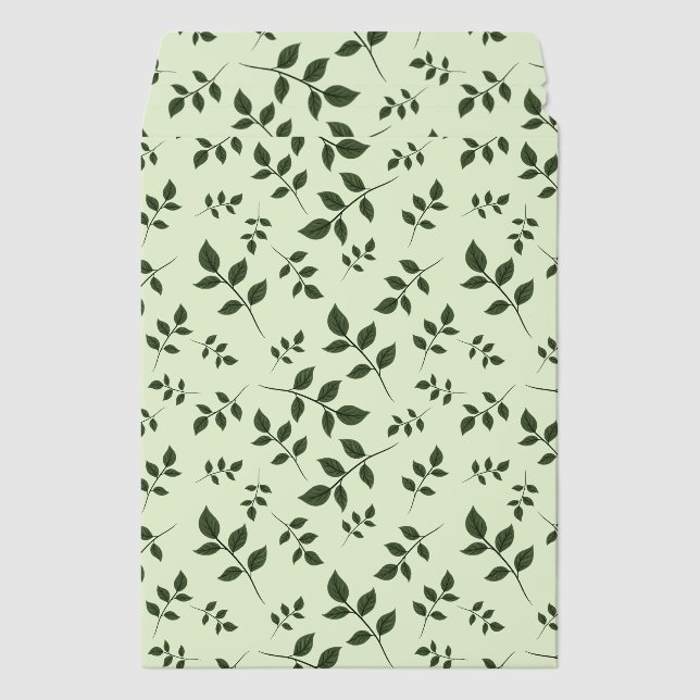 Leafy Design Envelope Mailer (Front)