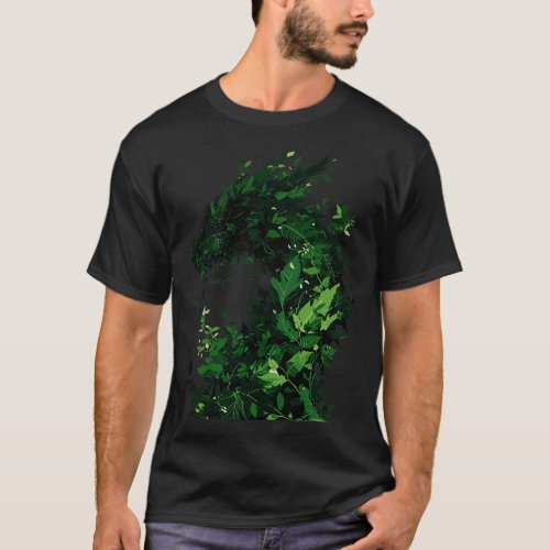 Leafy dragon deity T_Shirt