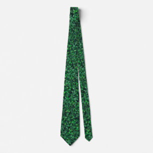 Leafy Elegance Botanical Pattern Neck Tie
