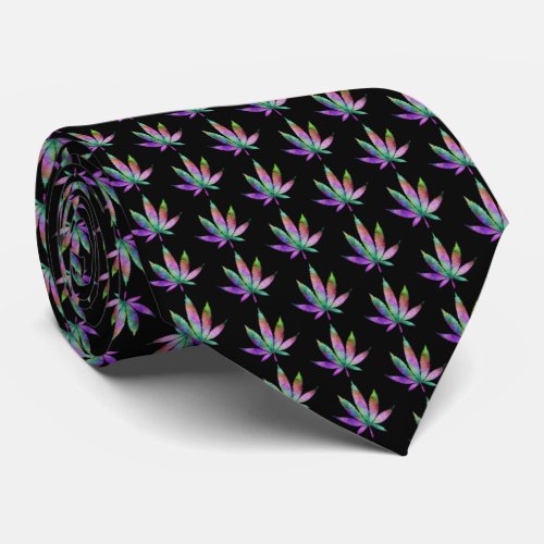 Leafy galay neck tie