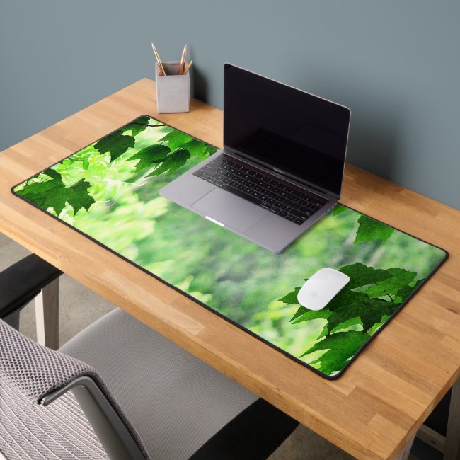 Leafy Green Desk Mat