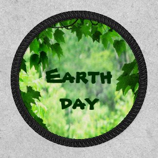 Leafy Green Earth Day Patch