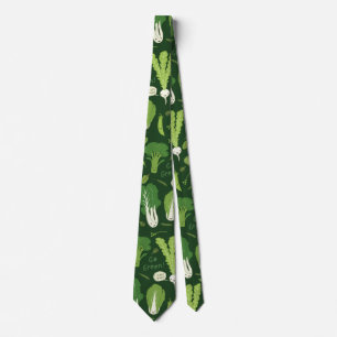 Leafy Green Garden Veggies Healthy Vegetables Tie