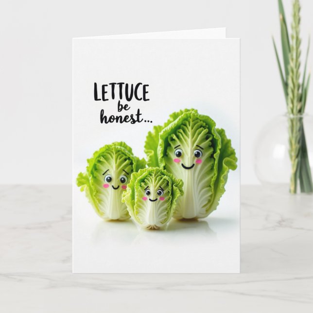 Leafy Greens Fathers Day Card (Front)