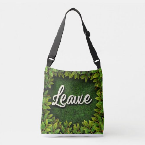 Leafy Haven Garden_Inspired Design Delight Crossbody Bag