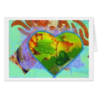 Leafy Heart Card