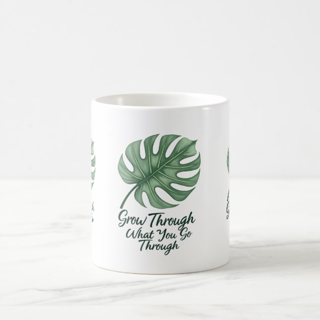 Leafy Inspiration Coffee Mug (Center)
