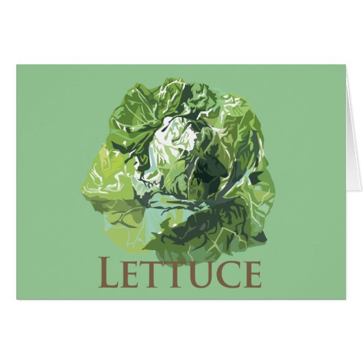 Leafy Lettuce Cards (Front Horizontal)