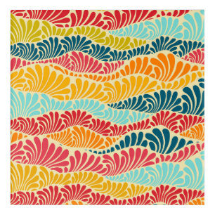 Leafy Mosaic Acrylic Print