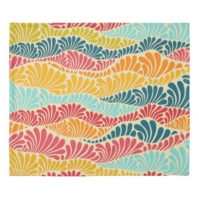 Leafy Mosaic Duvet Cover (Front)