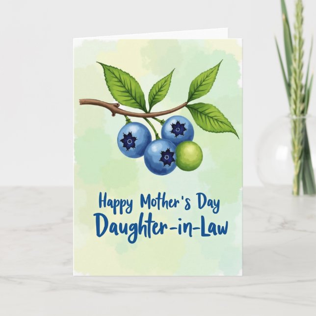 Leafy Mothers Day Branch Card (Front)