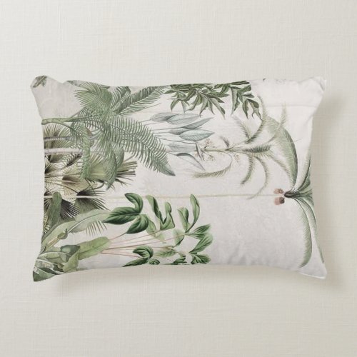 Leafy Oasis Accent Pillow