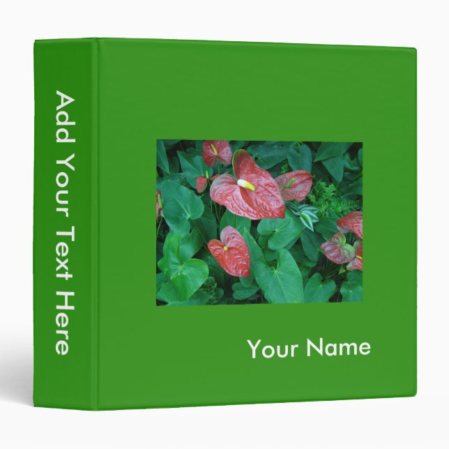 leafy plants, green binder (Front/Spine)