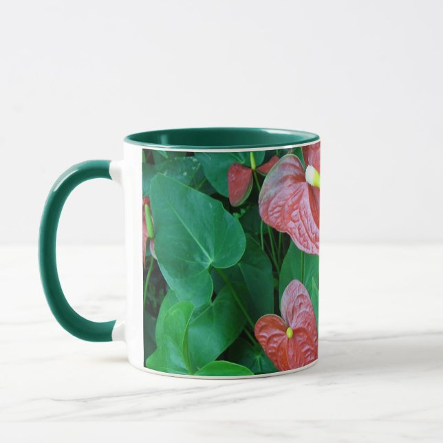 leafy plants mug (Left)