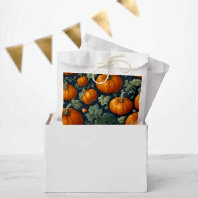 Leafy Pumpkin Patch Favor Bag (Favor Bag Dimensions: 5.75”x8” sold in sets of 50. 
)