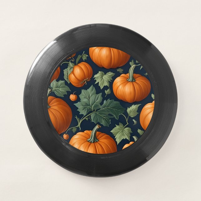 Leafy Pumpkin Patch Wham-O Frisbee (Front)