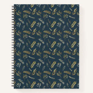 Leafy Ruled Notebook