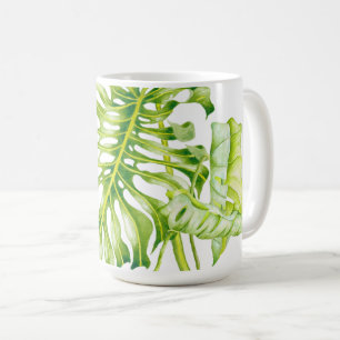 Leafy Sculptures on a Classic Mug (A)