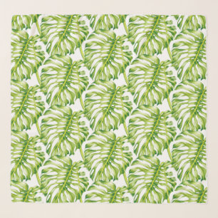 Leafy Sculptures on a Scarf (2)