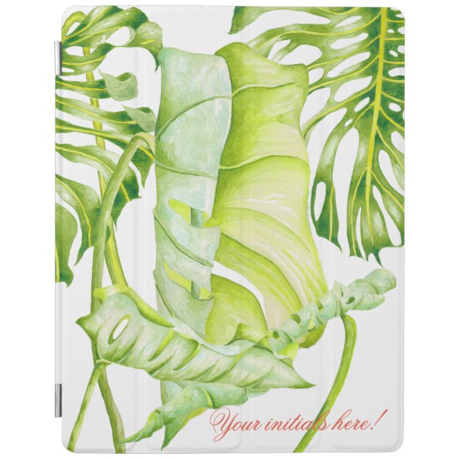 Leafy Sculptures on an iPad Cover (3) (Front)