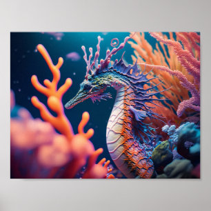 Leafy Sea Dragon Poster