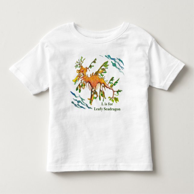 Leafy Seadragon Artwork Baby and Kids' T-shirt (Front)