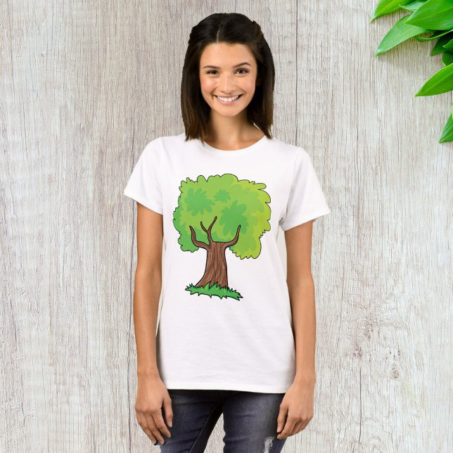 Leafy Tree Green Leaves T-Shirt (Creator Uploaded)