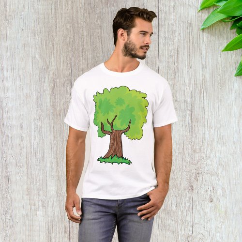 Leafy Tree Green Leaves T_Shirt