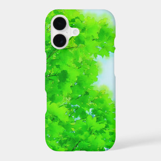 Leafy Watercolor iPhone 17 Case