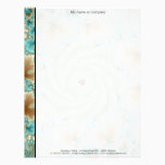 Leafy Whorls Fractal Letterhead