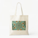Leafy Whorls Fractal Tote Bag