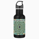 Leafy Whorls Fractal Water Bottle
