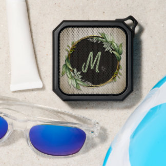 Leafy Wreath with Monogram Bluetooth Speaker
