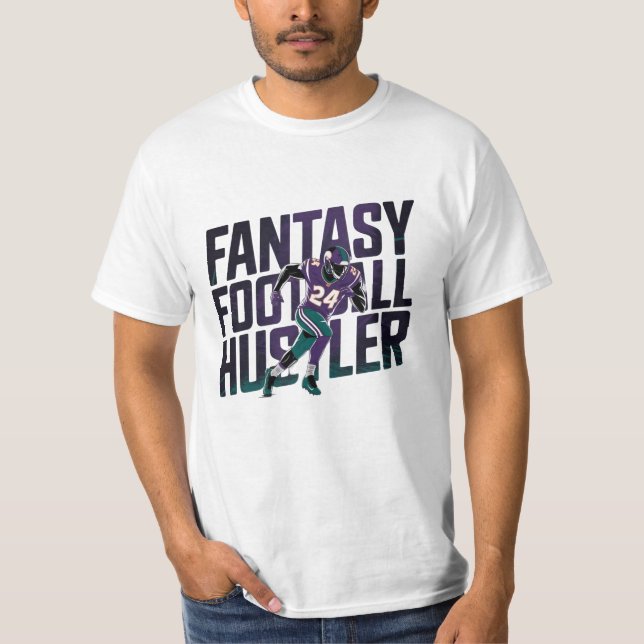 League Champion Designs for Fantasy Football Enthu T-Shirt (Front)