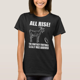 League Champion Fantasy Football Draft All Rise G T-Shirt