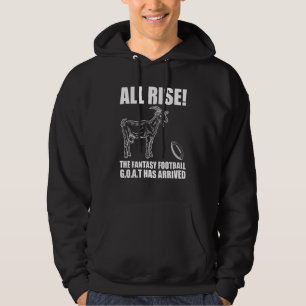 League Champion Fantasy Football Draft   All Rise  Hoodie