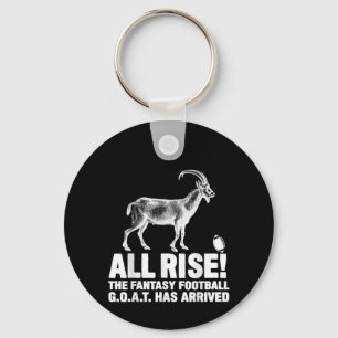 League Champion Fantasy Football Goat Gift Keychain