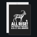 League Champion Fantasy Football Goat Gift Save The Date<br><div class="desc">League Champion Fantasy Football Goat Gift</div>