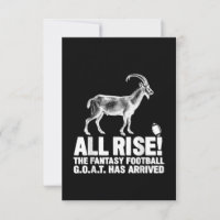 League Champion Fantasy Football Goat Gift