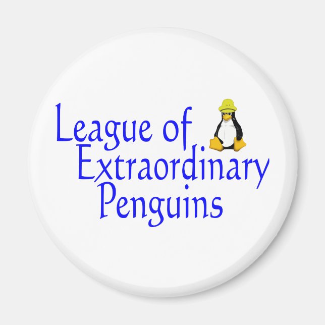 League of Extraordinary Penguins 4 Magnet (Front)