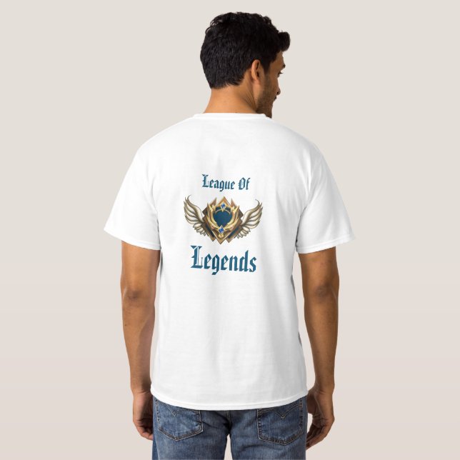 League Of Legends theme T-shirt (Back Full)