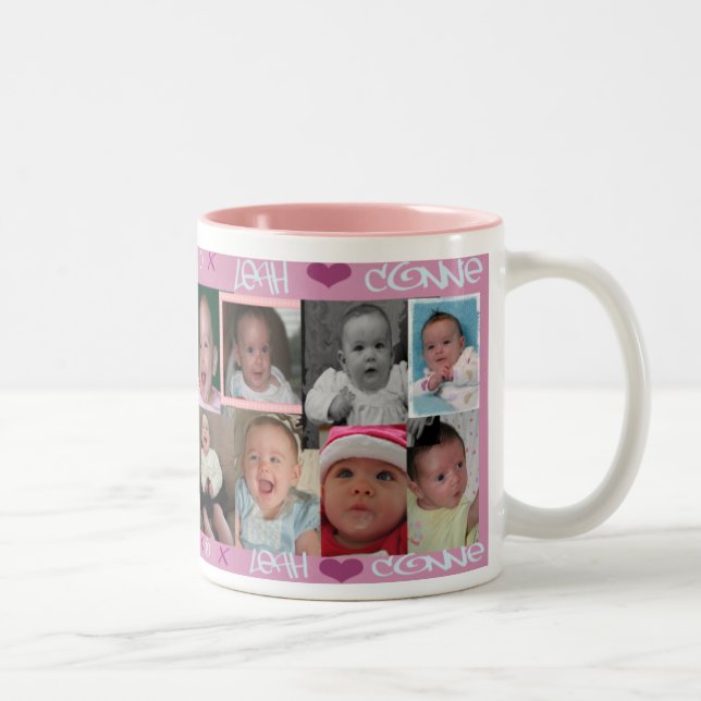 Leah Loves Connie Two-Tone Coffee Mug (Right)