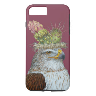 Leah the hawk iPhone case