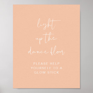 LEAH Vibrant Light Up The Dance Floor Glow Stick  Poster